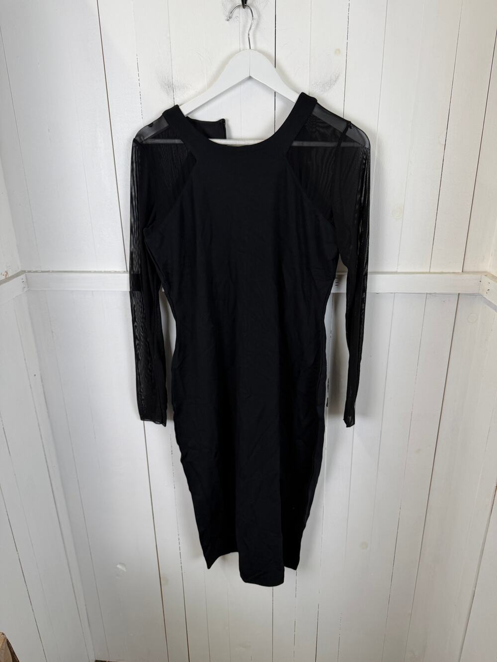 Catherine Malandrino Black A-Line Dress Size 12 NWT
